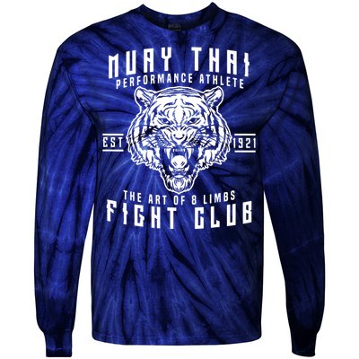 Muay Thai Thai Boxing Kickboxing Tie-Dye Long Sleeve Shirt