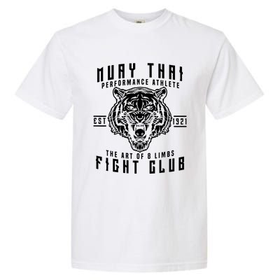 Muay Thai Thai Boxing Kickboxing Garment-Dyed Heavyweight T-Shirt