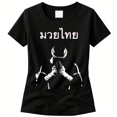 Muay Thai Thai Boxing Womens T-Shirt