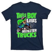 Monster Truck Toddler Boys This Boy Loves Monster Trucks T-Shirt