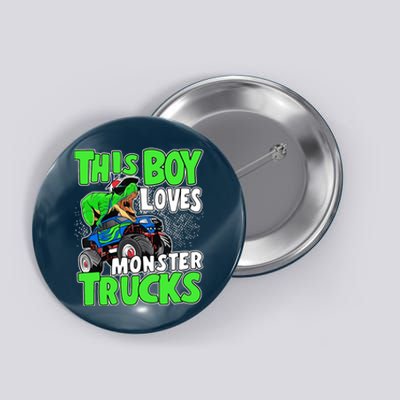 Monster Truck Toddler Boys This Boy Loves Monster Trucks Button