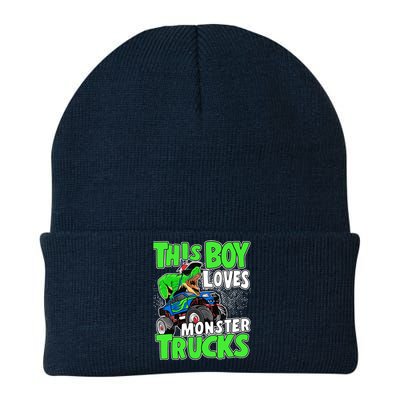 Monster Truck Toddler Boys This Boy Loves Monster Trucks Knit Cap Winter Beanie