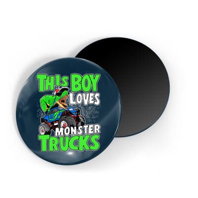 Monster Truck Toddler Boys This Boy Loves Monster Trucks Magnet