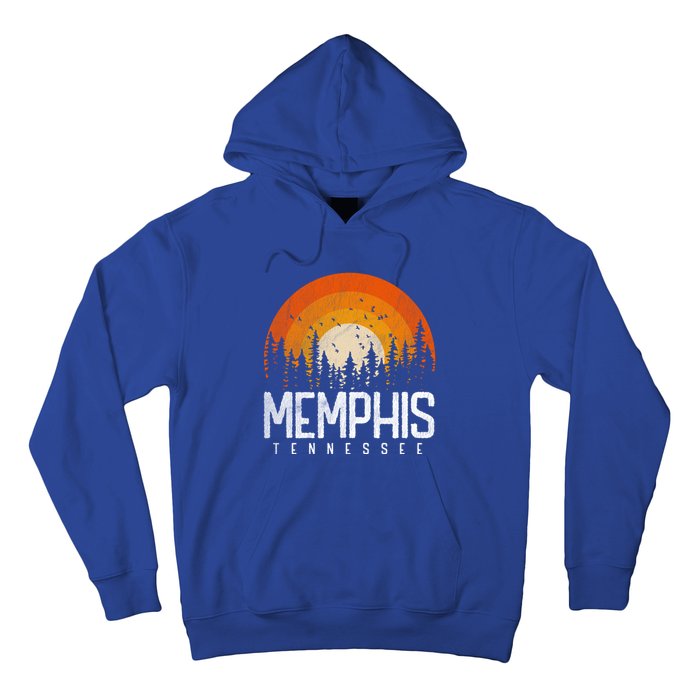 Memphis Tennessee Tn Cool Gift Retro Style Vintage 70s 80s Gift Hoodie