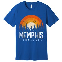 Memphis Tennessee Tn Cool Gift Retro Style Vintage 70s 80s Gift Premium T-Shirt