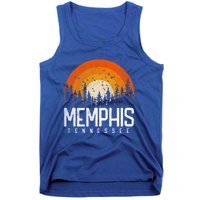 Memphis Tennessee Tn Cool Gift Retro Style Vintage 70s 80s Gift Tank Top