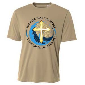 Mightier Than The Waves Of The Sea Is His Love Cooling Performance Crew T-Shirt