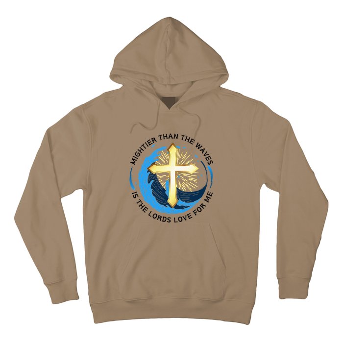 Mightier Than The Waves Of The Sea Is His Love Hoodie