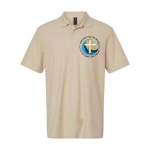 Mightier Than The Waves Of The Sea Is His Love Softstyle Adult Sport Polo