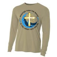 Mightier Than The Waves Of The Sea Is His Love Cooling Performance Long Sleeve Crew