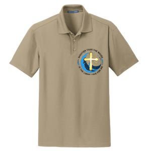 Mightier Than The Waves Of The Sea Is His Love Dry Zone Grid Polo