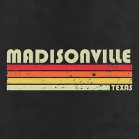 Madisonville Tx Texas Funny City Home Roots Gift Retro 80s Beanie