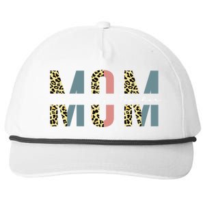 Mom Technology Teacher Leopard Mothers Day Teacher Gift Snapback Five-Panel Rope Hat