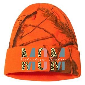 Mom Technology Teacher Leopard Mothers Day Teacher Gift Kati Licensed 12" Camo Beanie