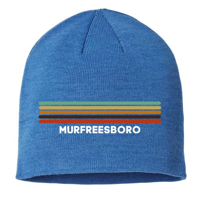 Murfreesboro Tennessee Tn Us Cities Of America Retro Cute Gift Sustainable Beanie