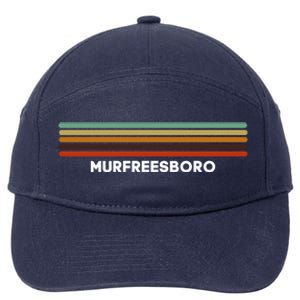 Murfreesboro Tennessee Tn Us Cities Of America Retro Cute Gift 7-Panel Snapback Hat