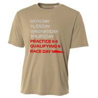 Monday Tuesday Thursday Practice Qualifying Race Day Cooling Performance Crew T-Shirt