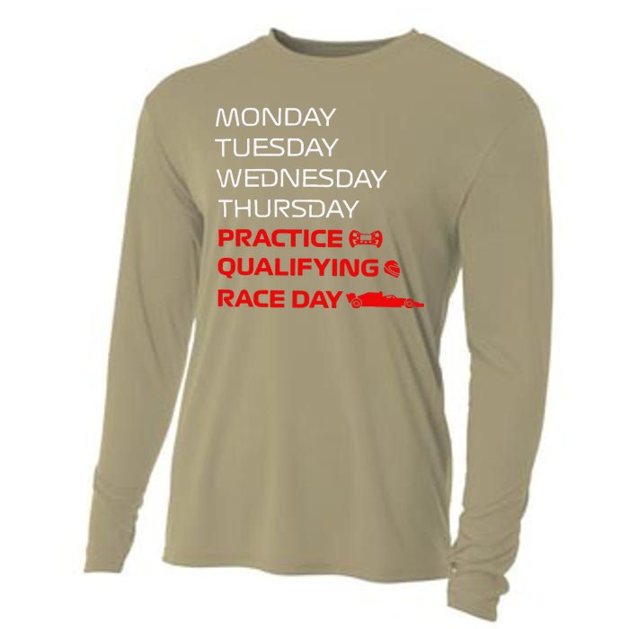 Monday Tuesday Thursday Practice Qualifying Race Day Cooling Performance Long Sleeve Crew