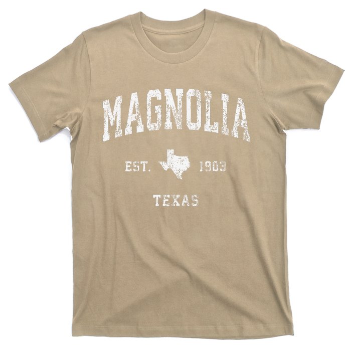 Magnolia Texas Tx Vintage Athletic Sports T-Shirt