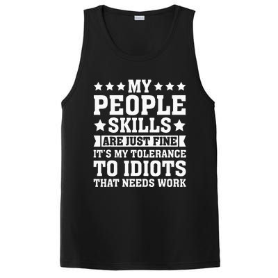 My Tolerance To Idiots Needs Work PosiCharge Competitor Tank