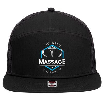 Massage Therapist Therapy Body Treatment Masseur Masseuse 7 Panel Mesh Trucker Snapback Hat