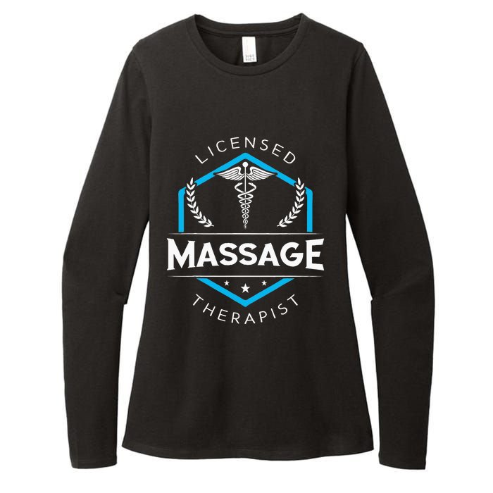 Massage Therapist Therapy Body Treatment Masseur Masseuse Womens CVC Long Sleeve Shirt