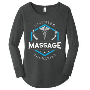 Massage Therapist Therapy Body Treatment Masseur Masseuse Women's Perfect Tri Tunic Long Sleeve Shirt