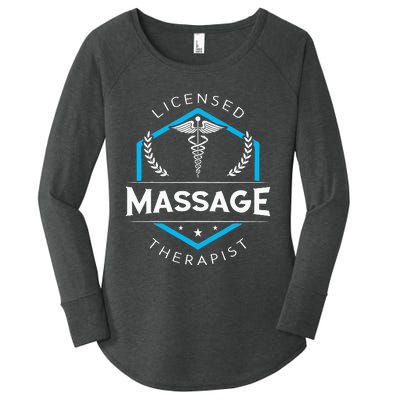 Massage Therapist Therapy Body Treatment Masseur Masseuse Women's Perfect Tri Tunic Long Sleeve Shirt