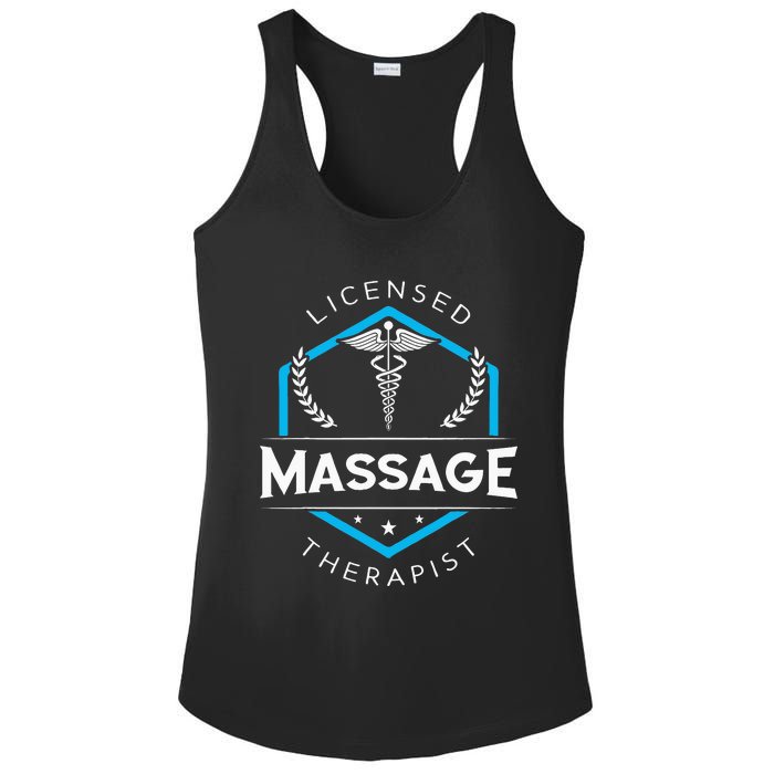 Massage Therapist Therapy Body Treatment Masseur Masseuse Ladies PosiCharge Competitor Racerback Tank