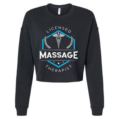 Massage Therapist Therapy Body Treatment Masseur Masseuse Cropped Pullover Crew