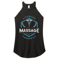 Massage Therapist Therapy Body Treatment Masseur Masseuse Women's Perfect Tri Rocker Tank