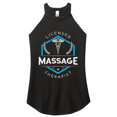 Massage Therapist Therapy Body Treatment Masseur Masseuse Women's Perfect Tri Rocker Tank