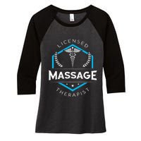 Massage Therapist Therapy Body Treatment Masseur Masseuse Women's Tri-Blend 3/4-Sleeve Raglan Shirt