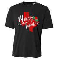 Merry Texmas Texas Christmas Cooling Performance Crew T-Shirt