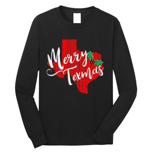 Merry Texmas Texas Christmas Long Sleeve Shirt