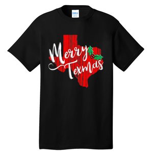 Merry Texmas Texas Christmas Tall T-Shirt