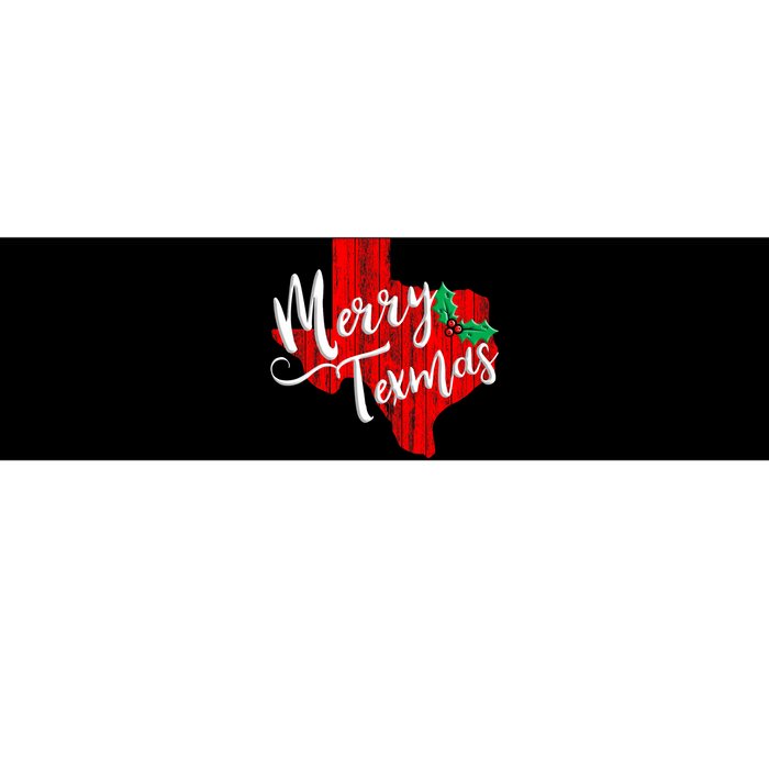 Merry Texmas Texas Christmas Bumper Sticker