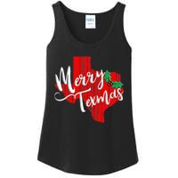 Merry Texmas Texas Christmas Ladies Essential Tank