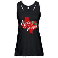 Merry Texmas Texas Christmas Ladies Essential Flowy Tank