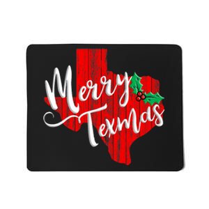 Merry Texmas Texas Christmas Mousepad