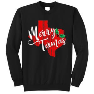 Merry Texmas Texas Christmas Tall Sweatshirt