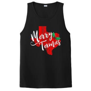 Merry Texmas Texas Christmas PosiCharge Competitor Tank