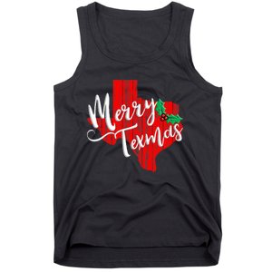 Merry Texmas Texas Christmas Tank Top