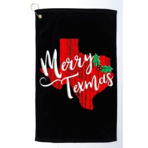 Merry Texmas Texas Christmas Platinum Collection Golf Towel