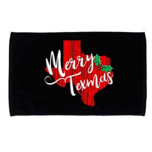 Merry Texmas Texas Christmas Microfiber Hand Towel