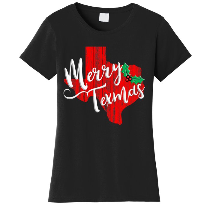 Merry Texmas Texas Christmas Women's T-Shirt