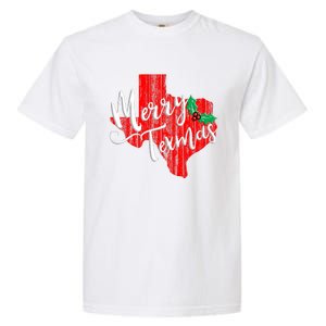 Merry Texmas Texas Christmas Garment-Dyed Heavyweight T-Shirt