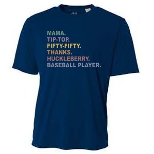 Mama Tip Top Fifty Thanks Huckleberry Baseball Player Mom Cooling Performance Crew T-Shirt