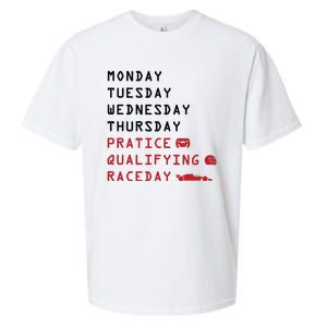 Monday Tuesday Thursday Practice Qualifying Race Day Sueded Cloud Jersey T-Shirt