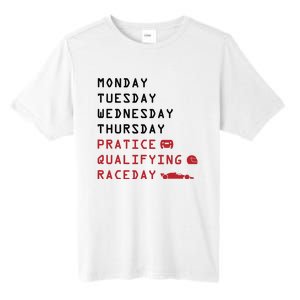 Monday Tuesday Thursday Practice Qualifying Race Day Tall Fusion ChromaSoft Performance T-Shirt